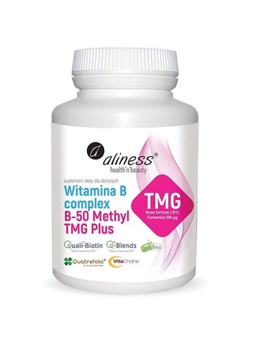 Vitamina B kompleks B-50 metil TMG PLUS, 100 kapsula.
