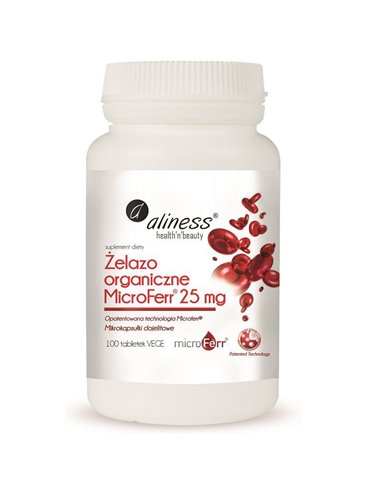MicroFerr® organsko željezo 25 mg, 100 tableta