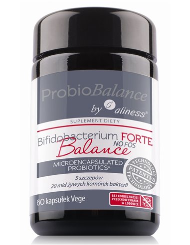 ProbioBalance, Bifidobacterium Forte Balance 20 mld., 60 kap.
