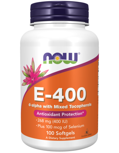 Prirodni vitamin E 400 IU, 100 kapsula (SADA HRANA)